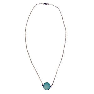 Gold filled chalcedony necklace
